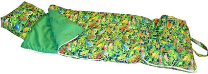 Rain Forest Frogs Kids Sleeping Bag