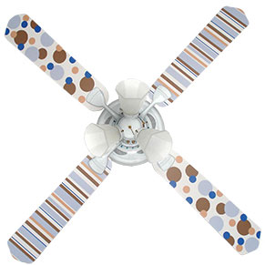 Out of Stock Dots & Stripes Ceiling Fan with Lights
