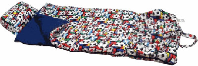 Soccer World Kids Sleeping Bag