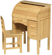 Roll Top Children's Desk Light Oak