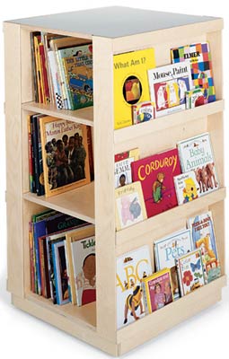 Big Book 4-Sided Wooden Library