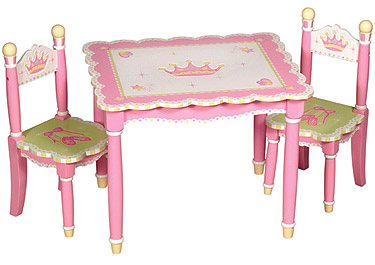Swan Lake Girls Table & Chairs Set