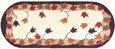 Autumn Leaves Kids Hall Runner Rug