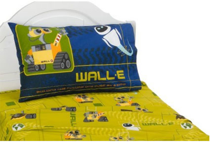 Wall-E Squares Twin Sheet Set
