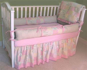 Perfect Patchwork Style B 4-Piece Crib Bedding Set