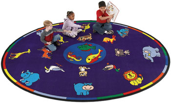 Safari Children's Activity Carpet