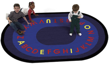 Letters That Teach 8 x 11 Kids Carpet