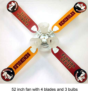 Out of Stock Florida State Seminoles Ceiling Fan with Lights