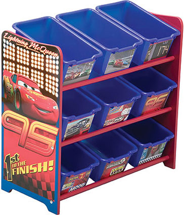 Lightning mcqueen toy deals organizer