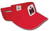 1712-1 - IH Sun Visor - Red 1712-1 - IH Sun Visor - Red