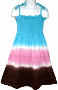 Multi-Color Smocked Sun Dress - Click to enlarge