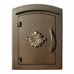 Manchester Bronze Column Mailbox Insert Decorative Scroll Door Manchester Bronze Column Mailbox Insert Decorative Scroll Door
