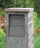 Oasis Locking Column Mailbox Deluxe Size Oasis Locking Column Mailbox Deluxe Size