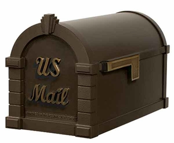 Keystone Mailbox Signature Series Bronze w/Antique Bronze Keystone Mailbox Signature Series Bronze w/Antique Bronze