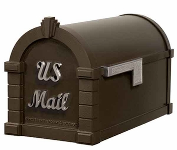 Keystone Mailbox Signature Series Bronze w/Satin Nickel Keystone Mailbox Signature Series Bronze w/Satin Nickel