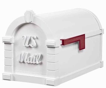 Keystone Mailbox Signature Series White w/White Keystone Mailbox Signature Series White w/White