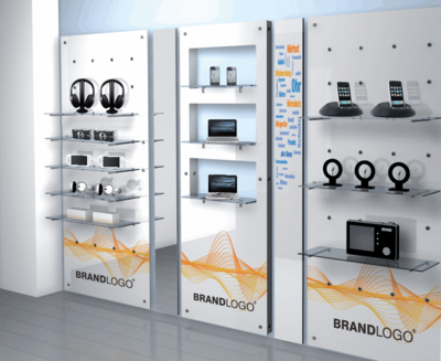 P.O.S. Cell Phone & Electronics Display Design System Panels