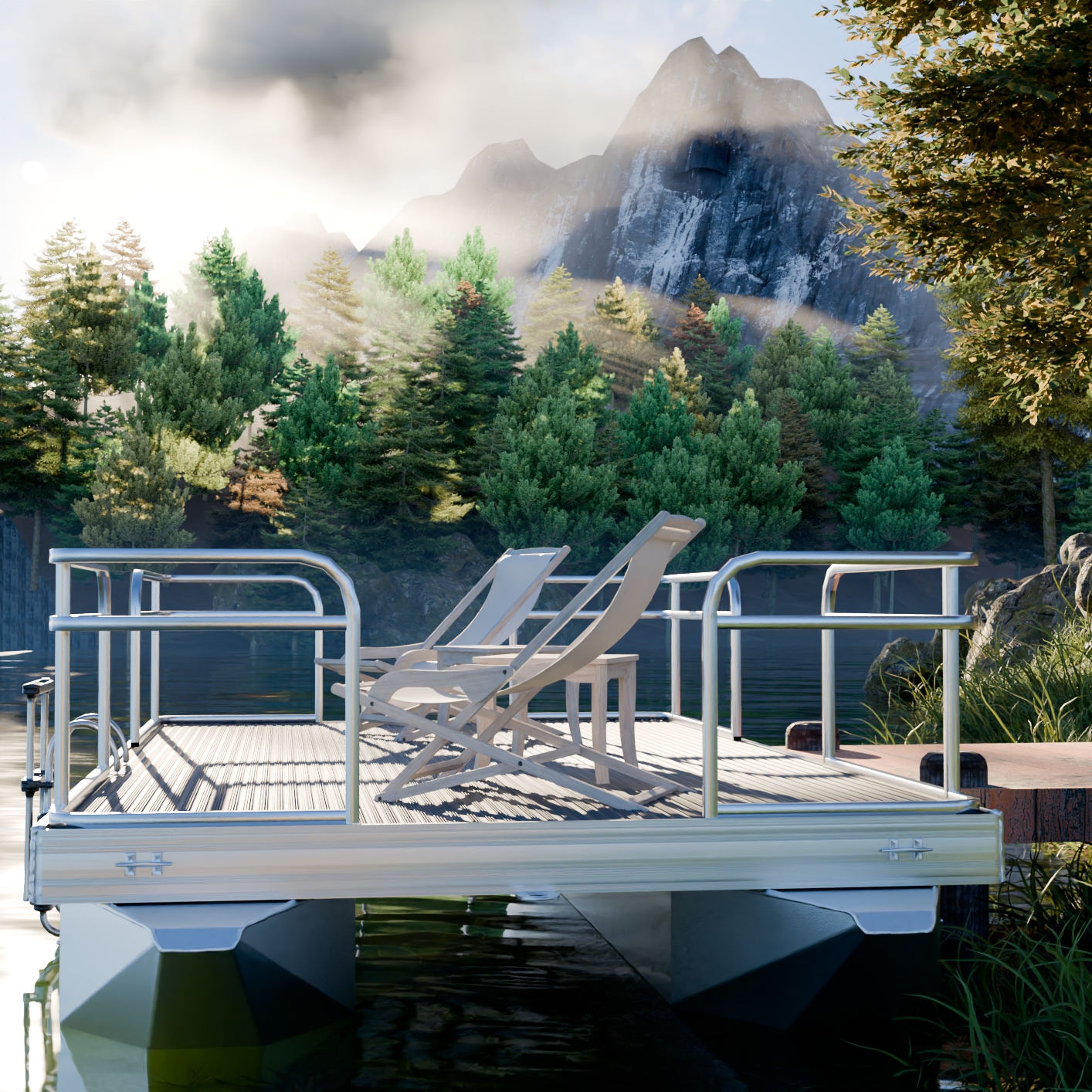 Laker 712 Aluminum Dock Boat Advertisement