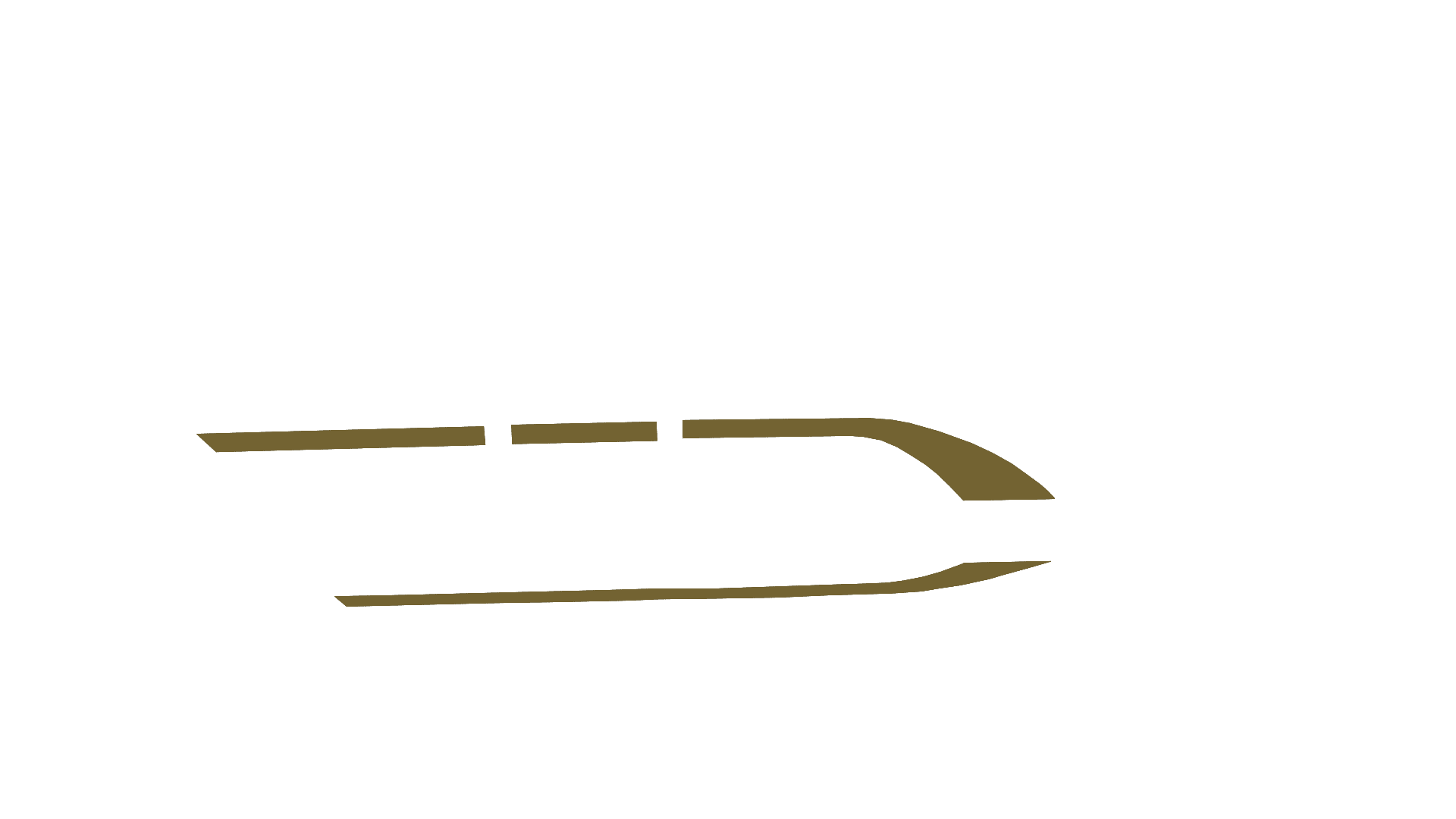 Stripe 2 Metallic Gold