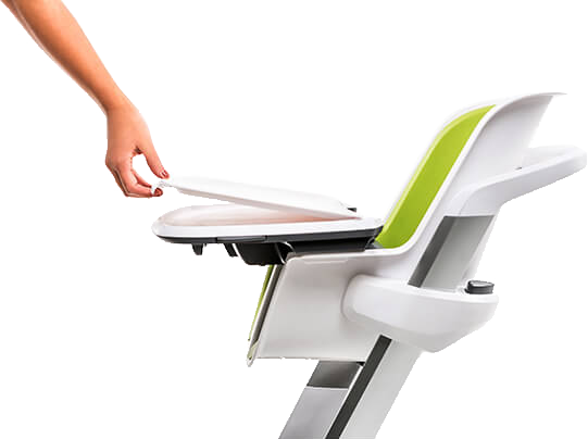 4moms High Chair - Black/Grey -Stroller Promotion Store 4momshighchair trayliner