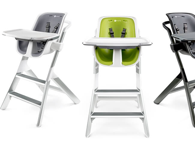 4moms High Chair - Black/Grey -Stroller Promotion Store 4momshighchairscolors