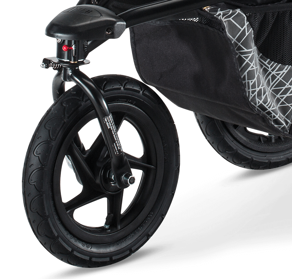 BOB Revolution Flex 2.0 Single Jogging Stroller - Lunar 17 BOB Revolution Flex 2.0 Single Jogging Stroller - Lunar -Stroller Promotion Store bobrevolutionflexlunar swivelwheel