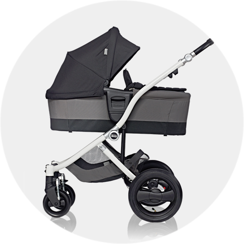 Britax Affinity Complete Stroller, Silver - Black -Stroller Promotion Store britaxaffinityfeatures bassinet