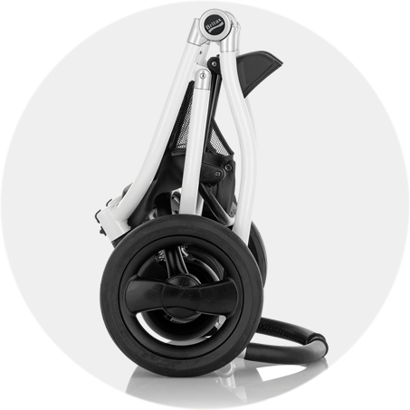 Britax Affinity Complete Stroller, Silver - Black -Stroller Promotion Store britaxaffinityfeatures fold