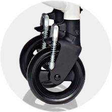 Britax Affinity Complete Stroller, Silver - Black -Stroller Promotion Store britaxaffinityfeatures suspension