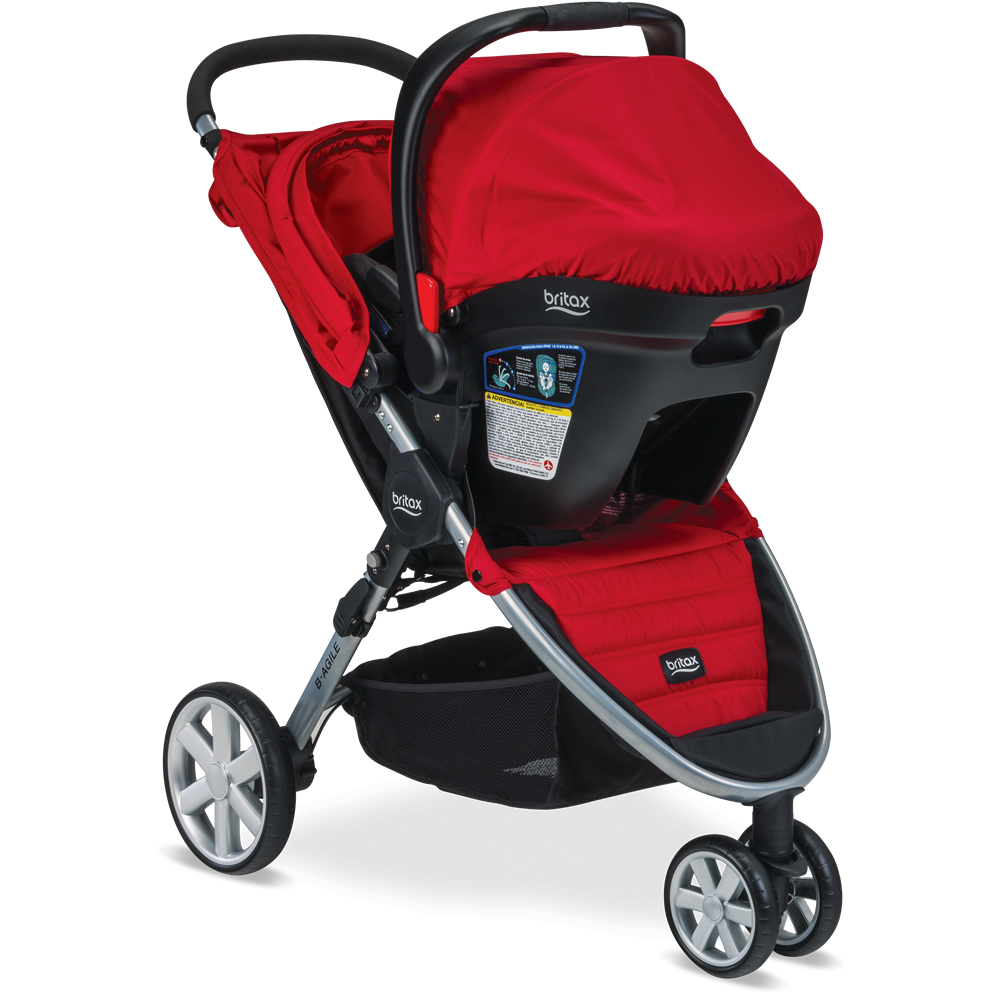 Britax B-Agile 3 & B-Safe Gen2 Travel System Bundle - Black / Eclipse Black -Graco Store britaxbagile3 travelsystem