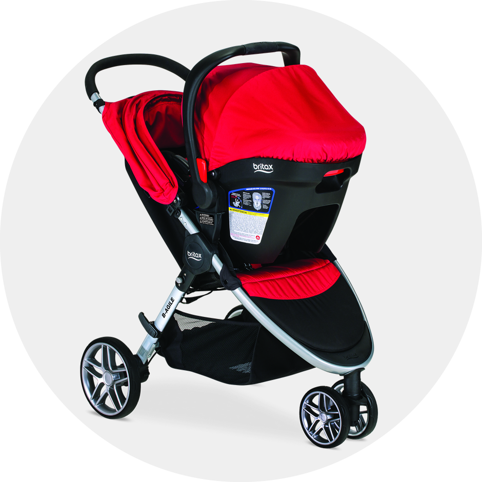 Britax BAgile 3 & BSafe 35 Travel System Black