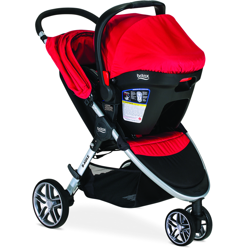 Britax B-Agile 3 & B-Safe 35 Travel System - Steel -Britax || Little Unicorn || Graco Shop britaxbagile32016 travelsystem