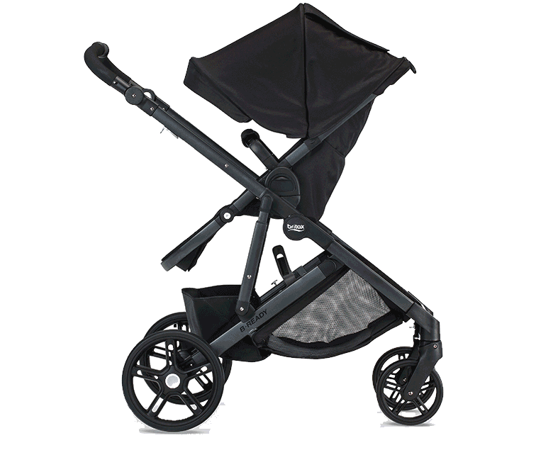 Britax BReady 2017 SingletoDouble Stroller Black