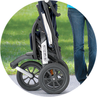 The quick-release free standing fold is one of 3 fold configurations, including flat fold and compact fold