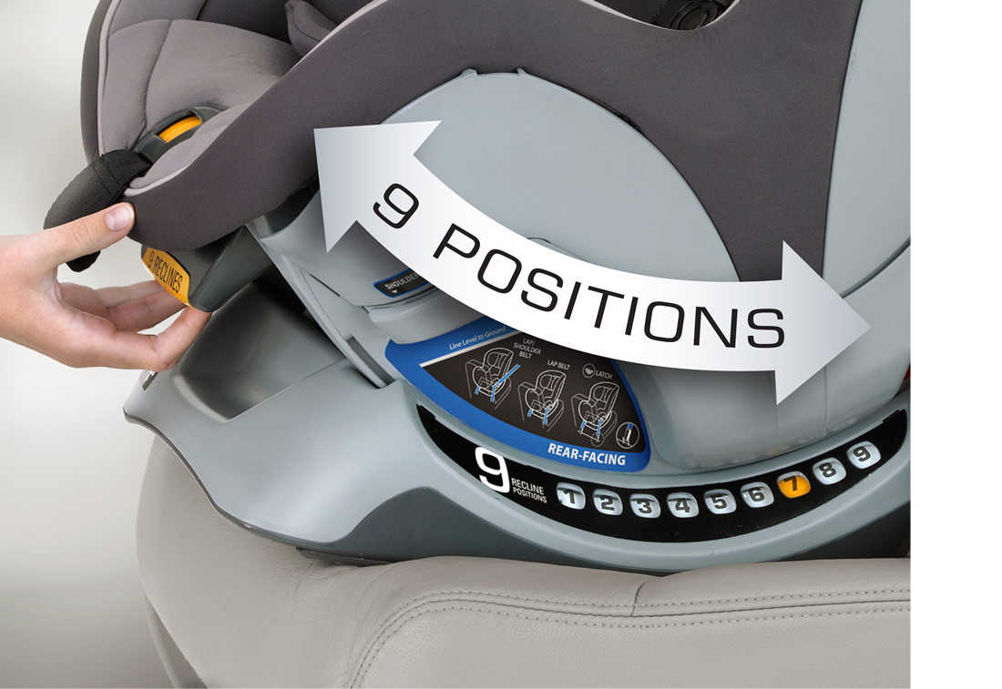 Chicco NextFit Convertible Car Seat - Intrigue -Stroller Promotion Store chicconextfitfeatures reclinesure