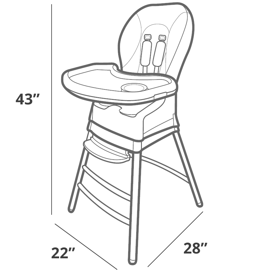 Chicco Stack 3 in 1 Highchair