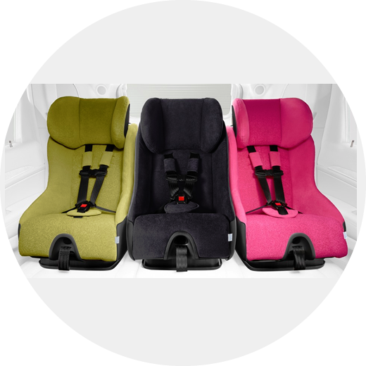 Comfortably and securely seat three children across Clek Fllo Convertible Car Seat 2015 Tokidoki Rebel -Stroller Promotion Store clekfllofeatures 3across