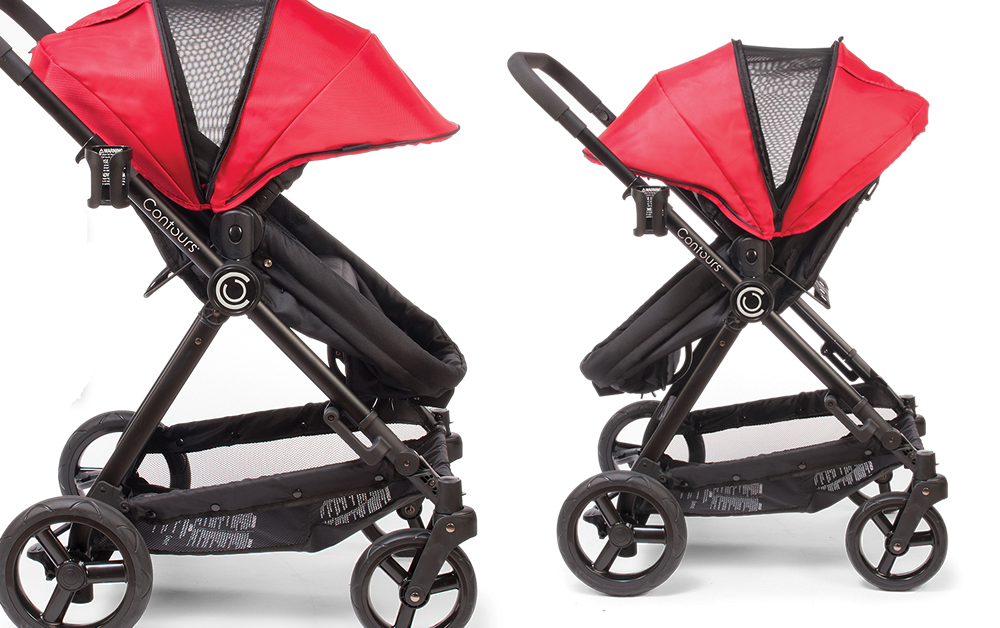 Contours Bliss 4-in-1 Convertible Stroller - Crimson -Stroller Promotion Store contoursbliss reversible