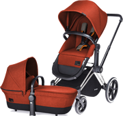 Cybex 2017/2018 Priam Lux All-Terrain Stroller - True Blue -Stroller Promotion Store cybexpriam thisitemwill bassinet