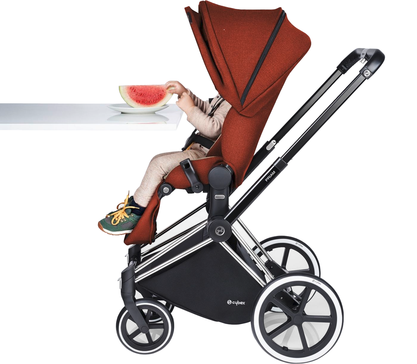 Cybex Priam Lux City Stroller - Autumn Gold 11 Cybex Priam Lux City Stroller - Autumn Gold -Stroller Promotion Store cybexpriamlux highchair
