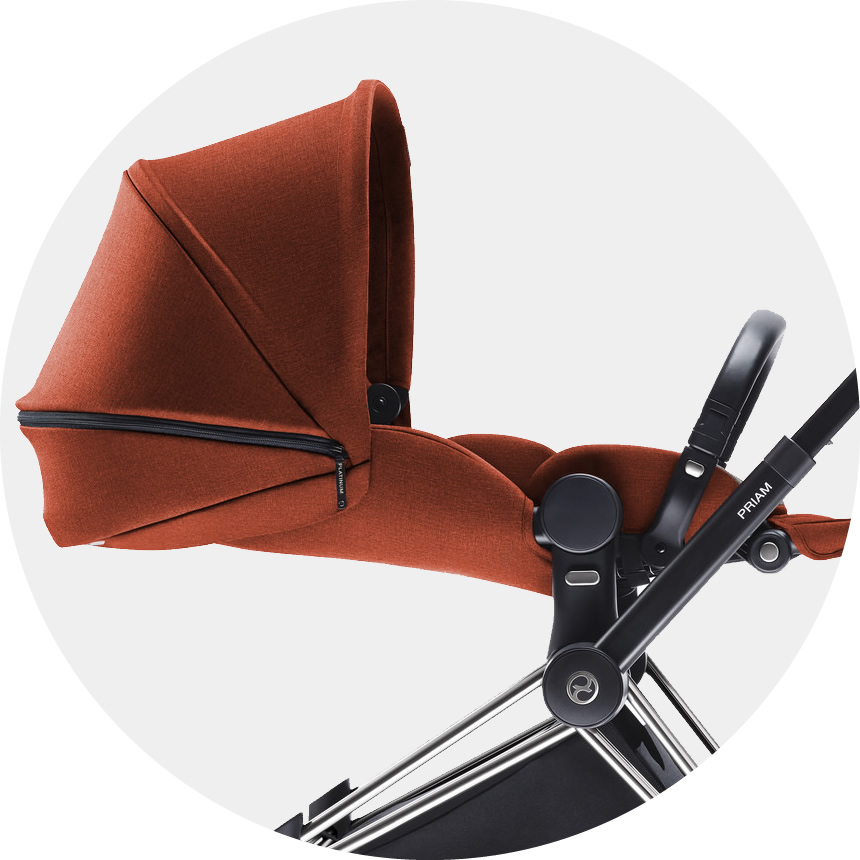 Cybex Priam Lux City Stroller Autumn Gold