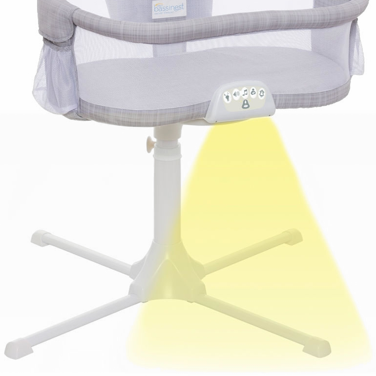 Halo Bassinest Luxe Plus Swivel Sleeper Grey Melange