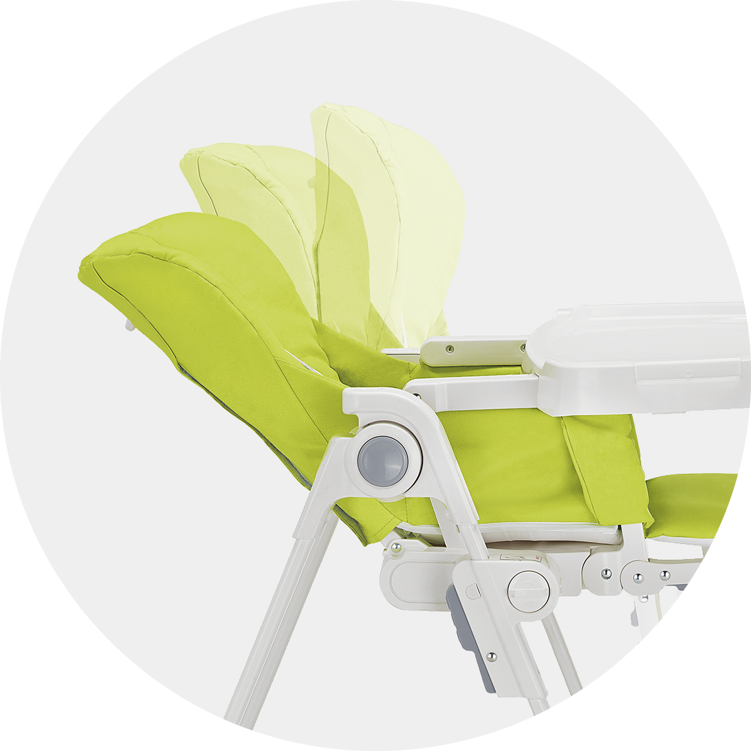 Inglesina Gusto Highchair - Cream -Stroller Promotion Store inglesinagusto2016 recline