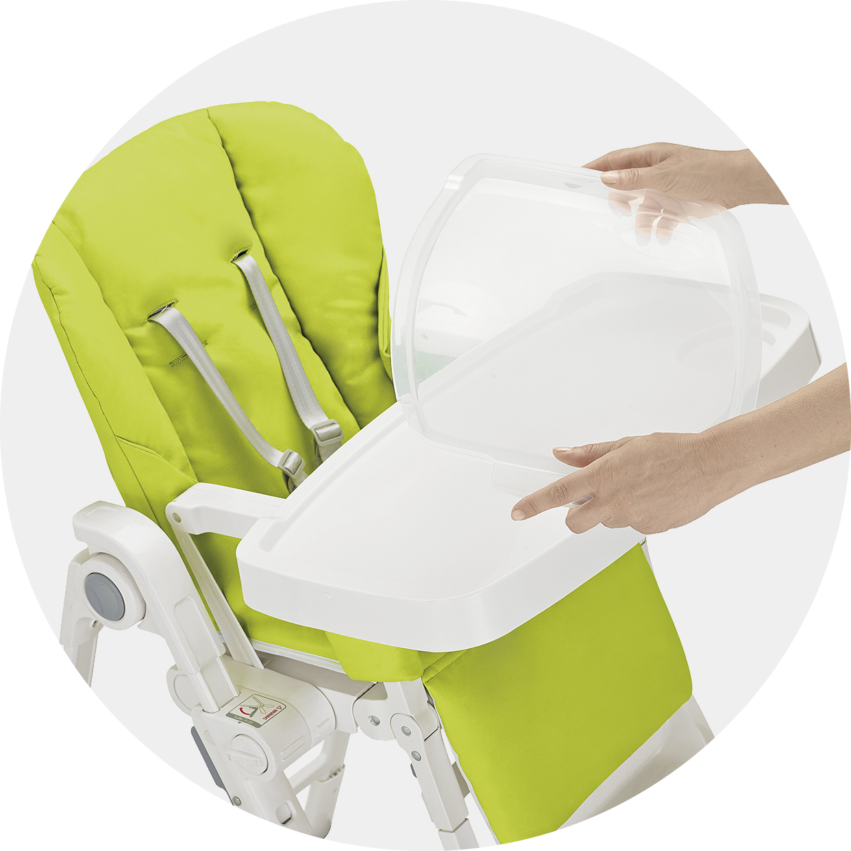 Inglesina Gusto Highchair - Cream -Stroller Promotion Store inglesinagusto2016 tray