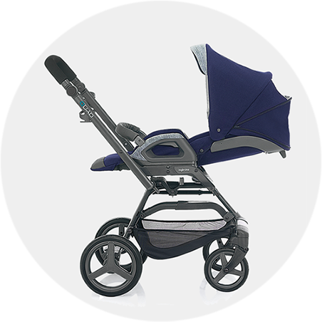 Reversible seat reclines in both forward and rear-facing modes