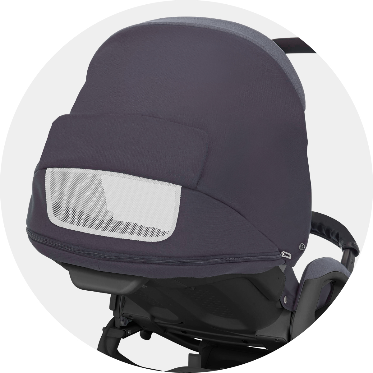 Inglesina Quad Stroller - Total Black -Stroller Promotion Store inglesinaquadfeatures window