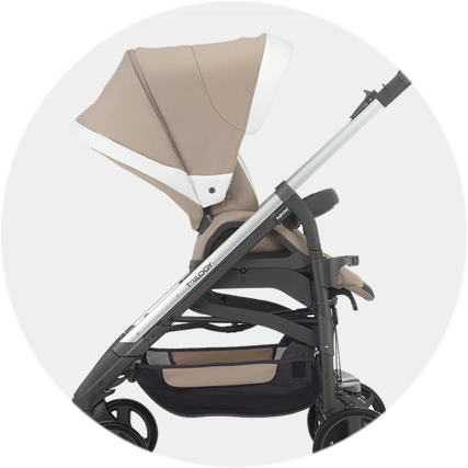 Inglesina Trilogy Stroller - Jeans -Stroller Promotion Store inglesinatrilogyfeatures reversibleseat