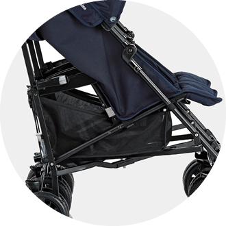 Inglesina 2014 Twin Swift Stroller - Chili (Albee Exclusive) -Stroller Promotion Store inglesinatwinswiftfeatures baskets