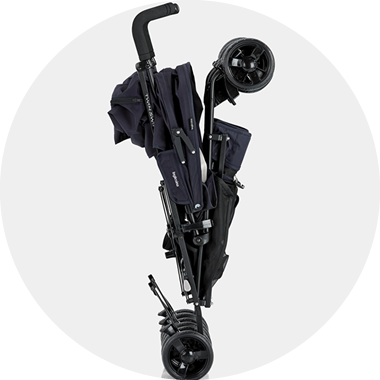 Inglesina 2014 Twin Swift Stroller - Chili (Albee Exclusive) -Stroller Promotion Store inglesinatwinswiftfeatures fold