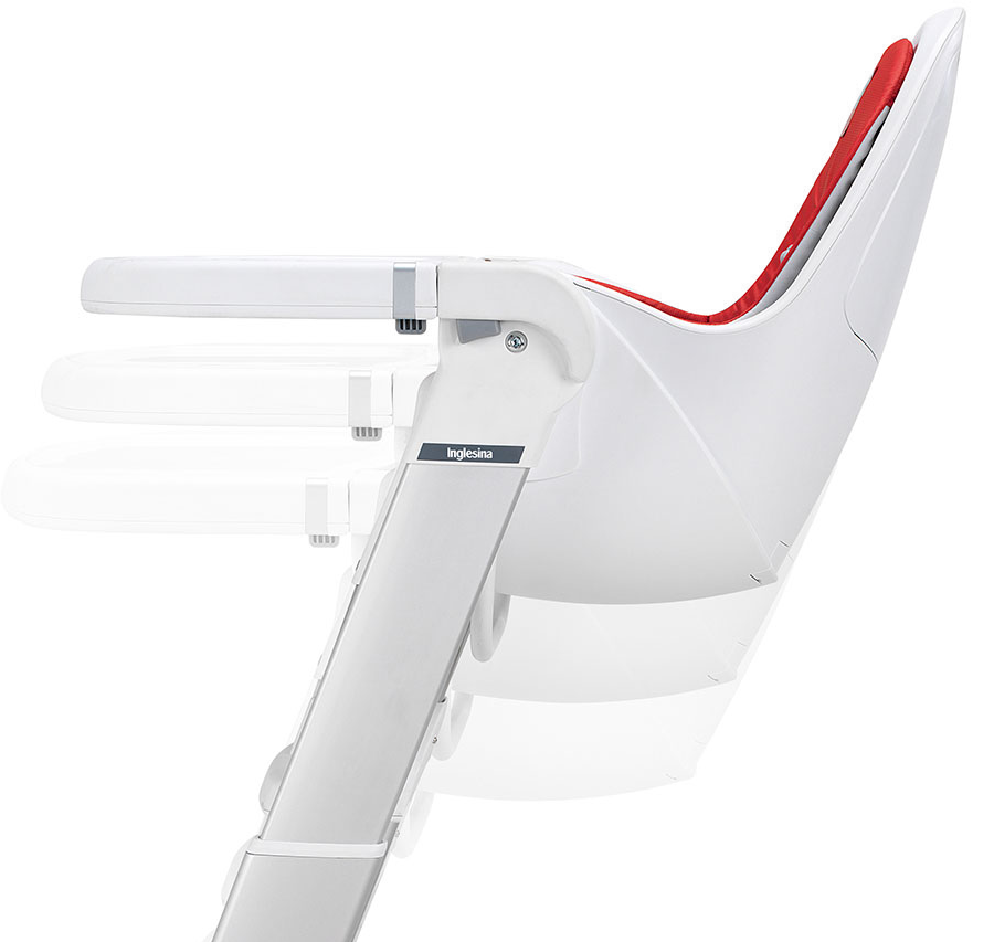 Inglesina Zuma High Chair - White/Lime -Stroller Promotion Store inglesinazuma height